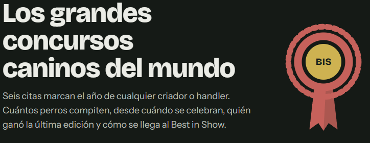 Los grandes hitos de la cinofilia mundial