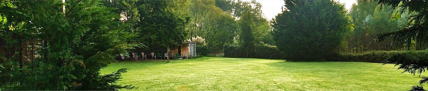 Zona de adiestramiento al aire libre de Club Canino Lankor en Gatika