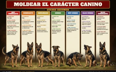 Moldear el carácter canino